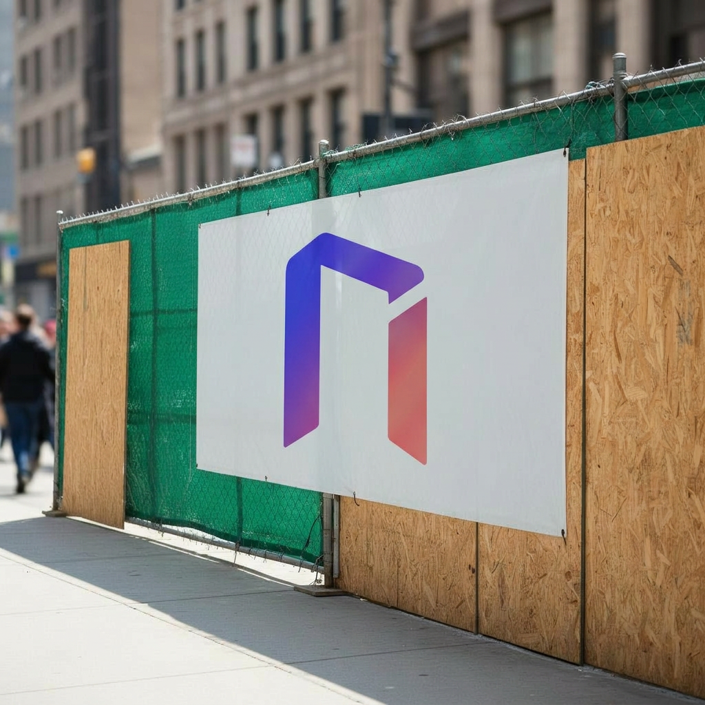 OpenWall construction fence banner